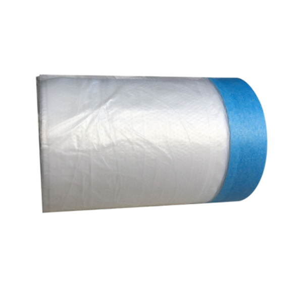Outdoor Used Blue Paper pre-taped masking film